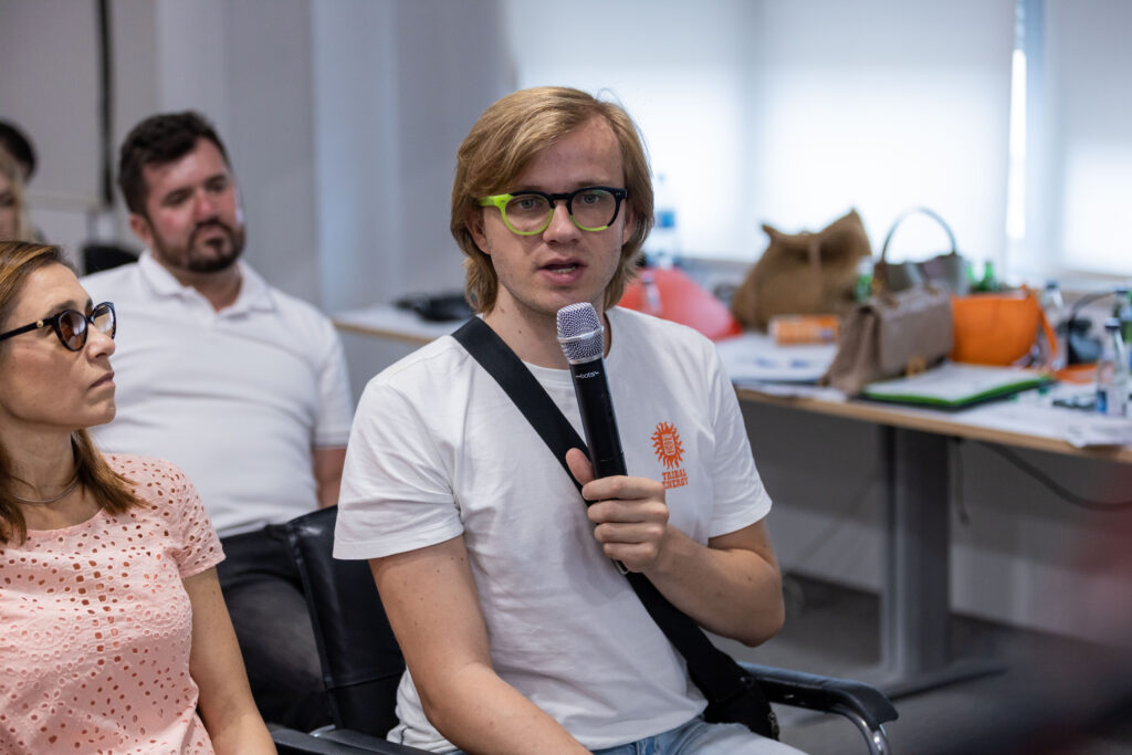 Participant of a conference 